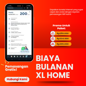 Biaya Bulanan XL Home dan Layanan yang Tersedia
