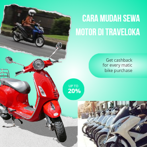 Sewa Motor di Traveloka