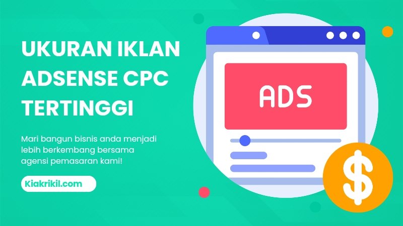 Ukuran Iklan AdSense CPC Tertinggi