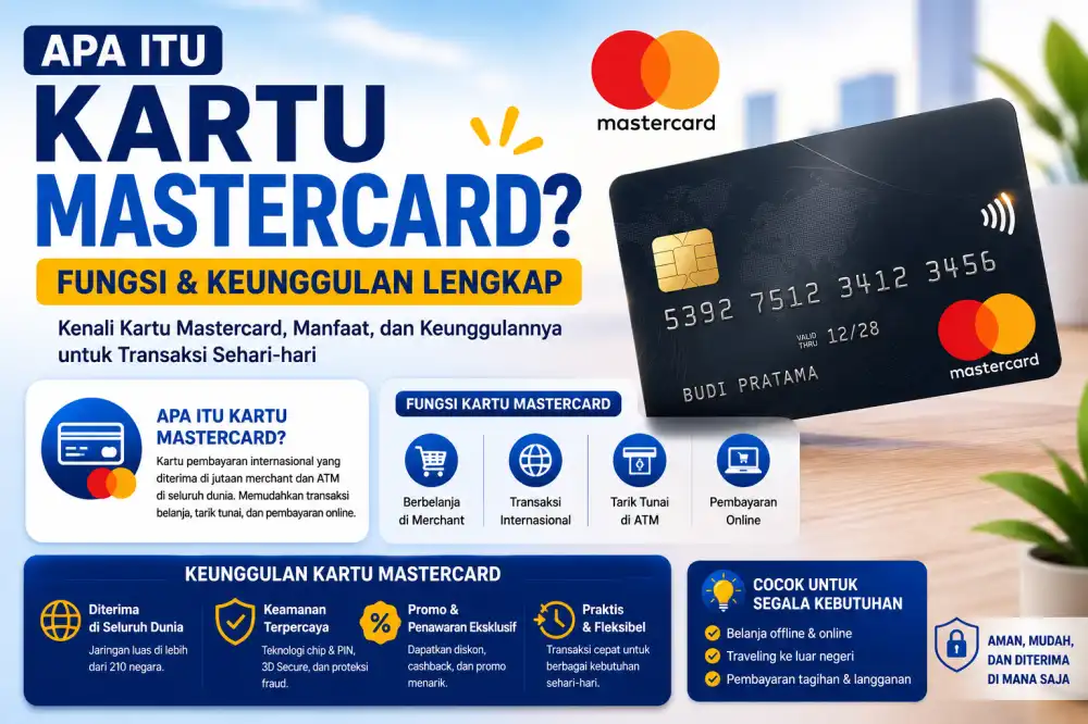 Apa Itu Kartu Mastercard? Fungsi, Keunggulan, dan Perbedaannya dengan Visa