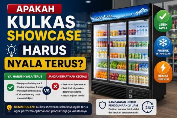 apakah-kulkas-showcase-harus-nyala-terus