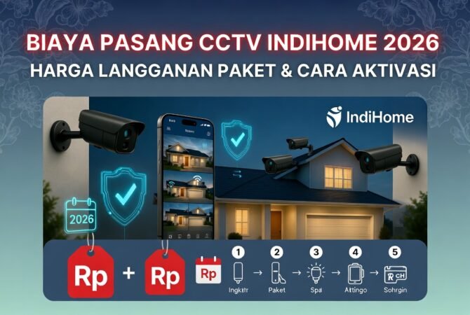 Biaya Pasang CCTV IndiHome 2026: Harga Langganan Rp50.000/Bulan, Paket Lengkap & Cara Aktivasi (Update Terbaru!)