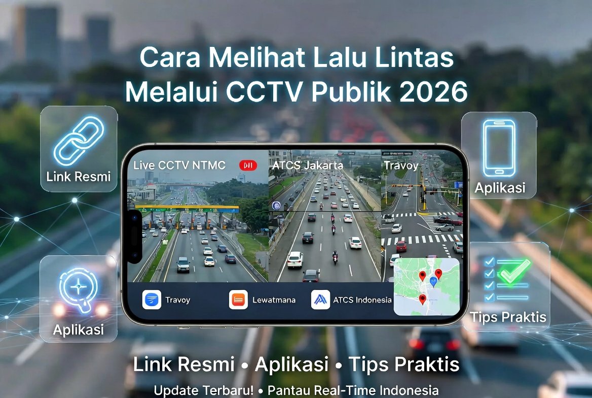 Cara Melihat Lalu Lintas Melalui CCTV Publik 2026: Link Resmi, Aplikasi, dan Tips Praktis (Update Terbaru!)