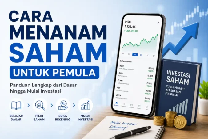 Cara Menanam Saham untuk Pemula 2026: Panduan Lengkap dari Nol sampai Cuan