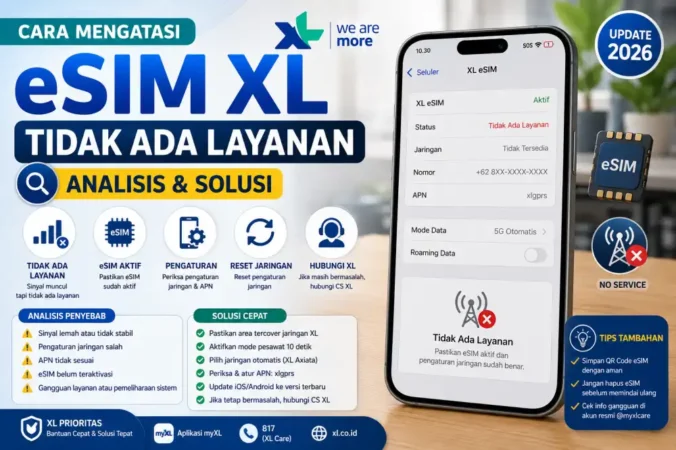 Cara Mengatasi eSIM XL Tidak Ada Layanan: Analisis & Solusi