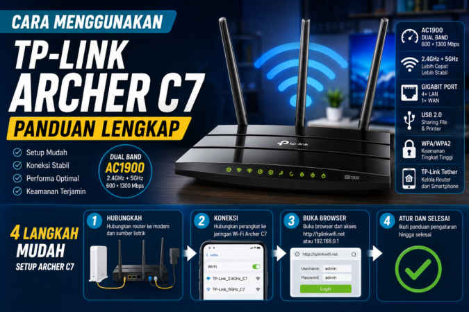 Cara Menggunakan TP-Link Archer C7: Panduan Lengkap