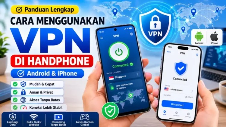 Cara Menggunakan VPN di Handphone (Android & iPhone)