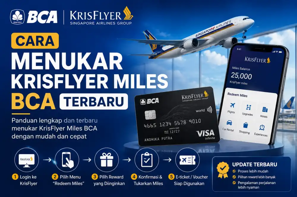 Cara Tukar KrisFlyer Miles BCA Terbaru 2026: Panduan Redeem Tiket Singapore Airlines