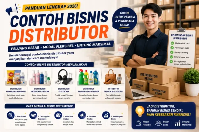 10 Contoh Bisnis Distributor Menguntungkan 2026: Modal, Cara Mulai, dan Keuntungan