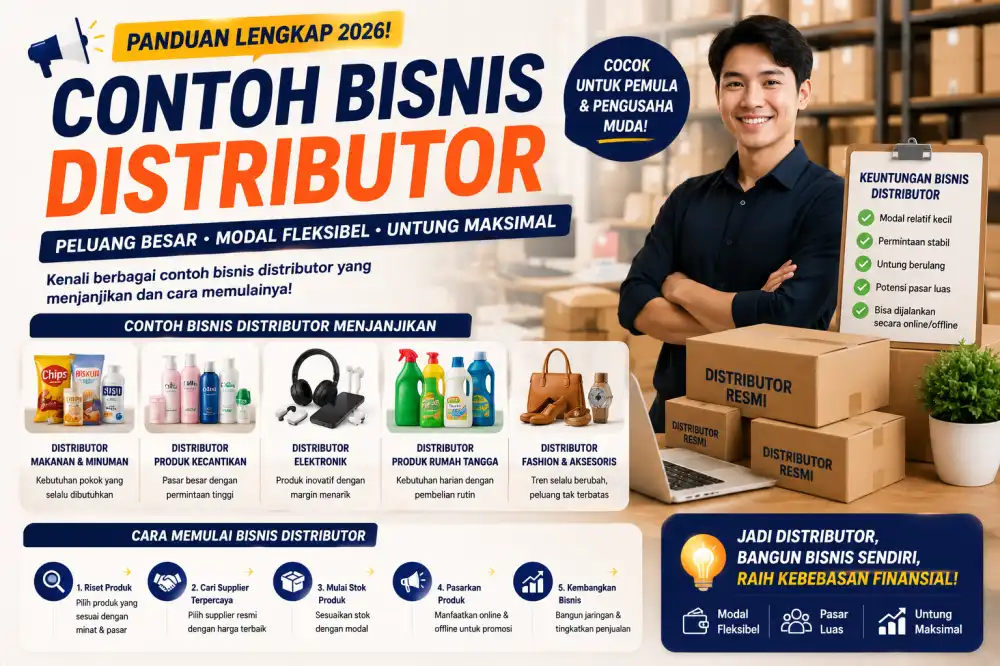 10 Contoh Bisnis Distributor Menguntungkan 2026: Modal, Cara Mulai, dan Keuntungan