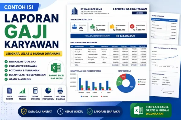 Contoh Isi Laporan Gaji Karyawan untuk Perusahaan 2026: Format & Cara Buat