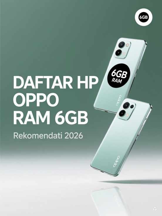Daftar HP OPPO RAM 6GB Mei 2026: Spesifikasi, Harga & Rekomendasi Terbaik