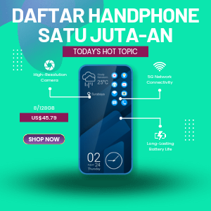 Daftar Handphone Satu Juta-an