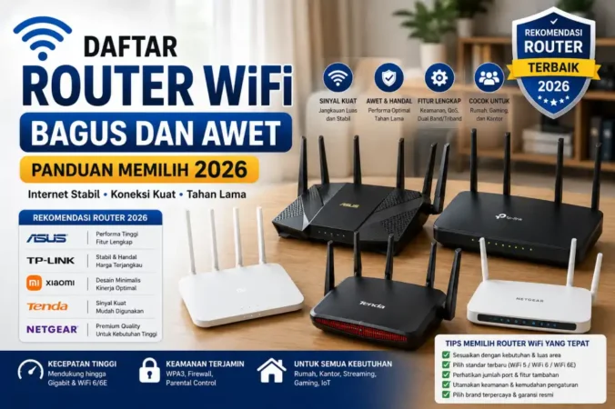 Daftar Router WiFi Bagus dan Awet: Panduan Memilih 2026