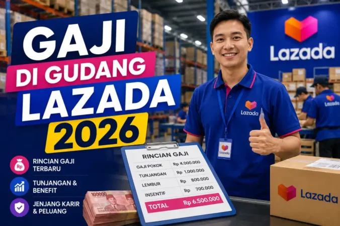 Gaji di Gudang Lazada 2026: Kisaran, Tunjangan, dan Cara Naik Jabatan