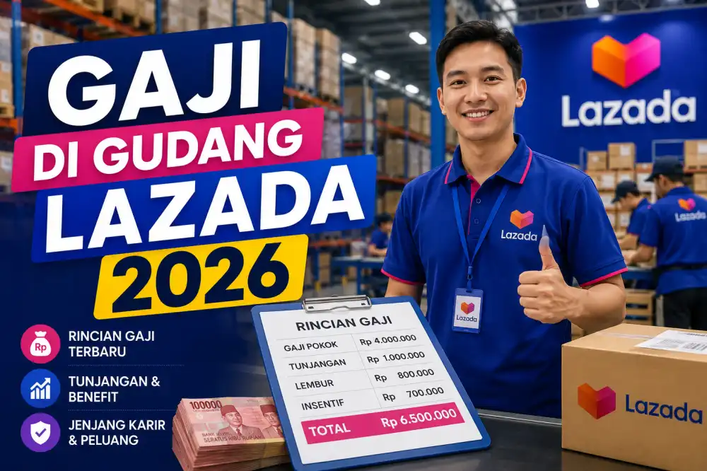 Gaji di Gudang Lazada 2026: Kisaran, Tunjangan, dan Cara Naik Jabatan