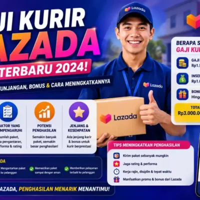 Gaji Kurir Lazada Terbaru 2026: Per Paket, Per Hari, dan Cara Daftar