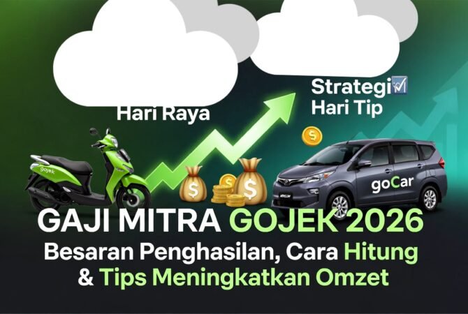 Gaji Mitra Gojek 2026: Besaran Penghasilan, Cara Hitung, Insentif & Tips Meningkatkan Omzet