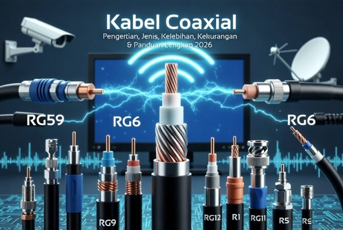 Kabel Coaxial: Pengertian, Jenis, Kelebihan, Kekurangan & Panduan Lengkap 2026