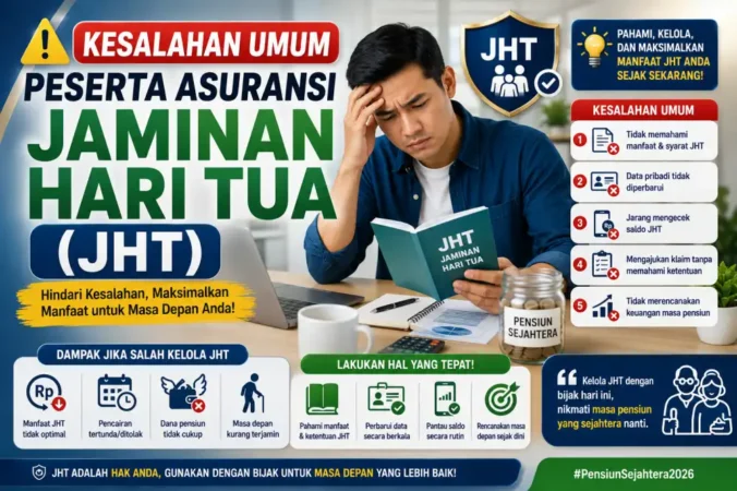 Kesalahan Umum Peserta Asuransi Jaminan Hari Tua (JHT)