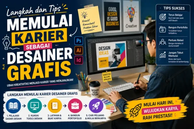 Langkah dan Tips Memulai Karier sebagai Desainer Grafis