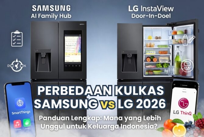 Perbedaan Kulkas Samsung atau LG 2026: Mana yang Lebih Unggul & Cocok untuk Keluarga Indonesia?
