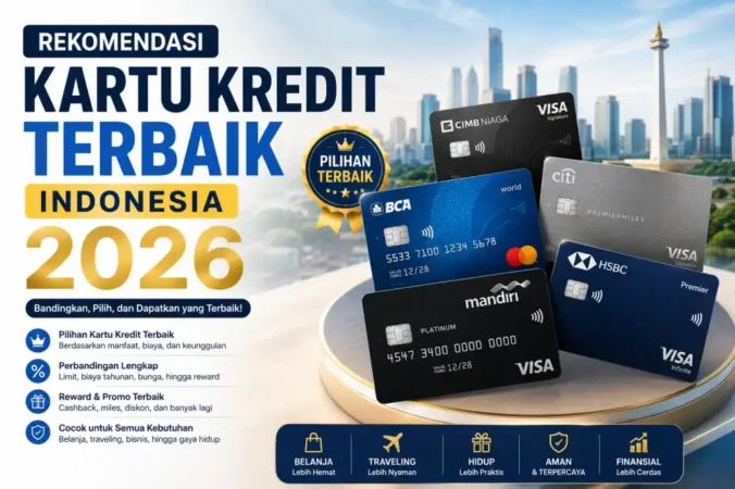kartu kredit terbaik 2026, kartu kredit cashback terbaik, kartu kredit miles terbaik, kartu kredit tanpa biaya tahunan, kartu kredit pemula, kartu kredit online terbaik, kartu kredit travel terbaik, kartu kredit digital terbaik, perbandingan kartu kredit indonesia, kartu kredit bunga rendah