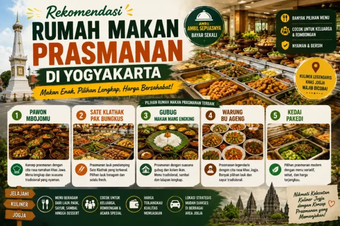 Rekomendasi Rumah Makan Prasmanan di Yogyakarta