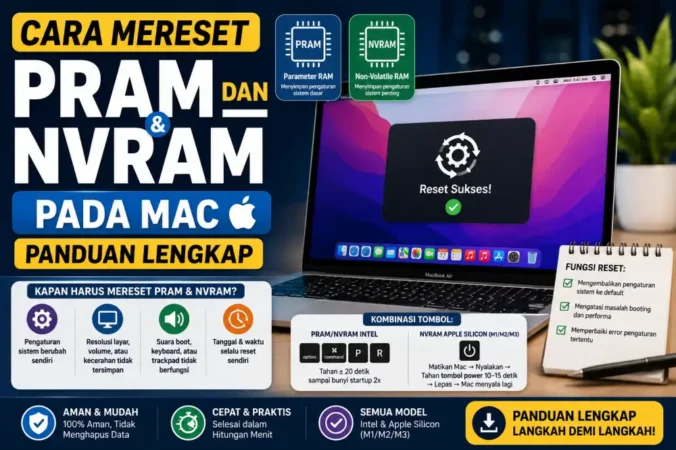 Cara Mereset PRAM dan NVRAM pada Mac: Panduan Lengkap