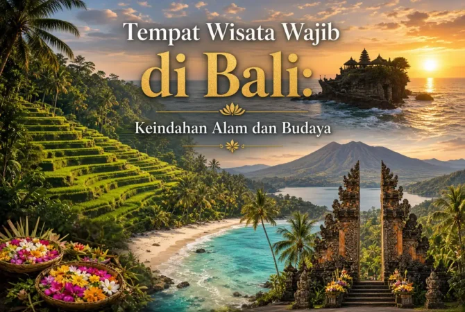Tempat Wisata Wajib di Bali: Keindahan Alam dan Budaya