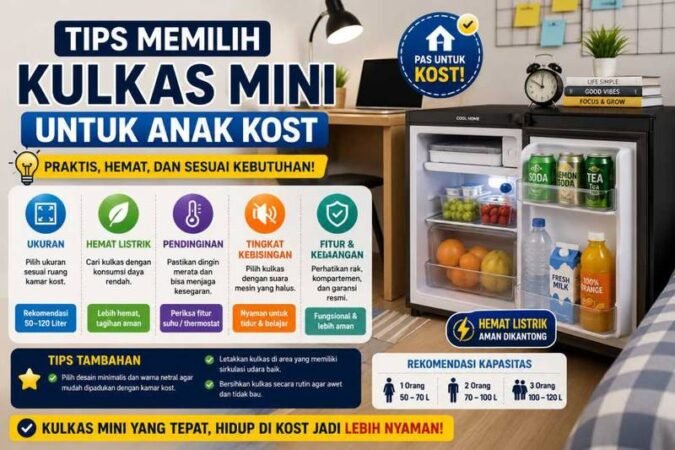 tips-memilih-kulkas-mini-untuk-anak-kost