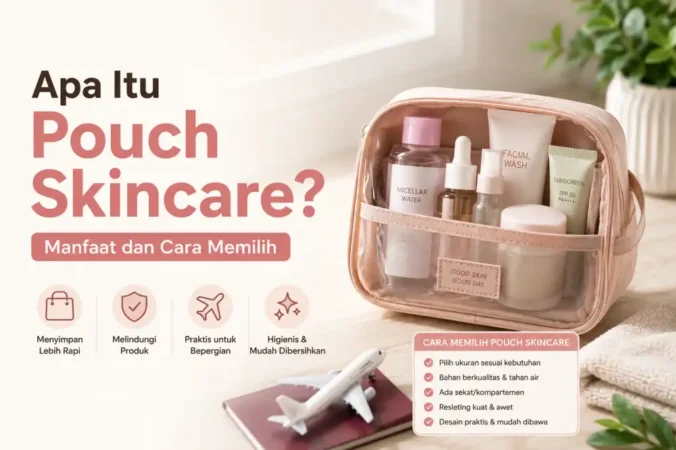 Apa Itu Pouch Skincare? Manfaat dan Cara Memilih