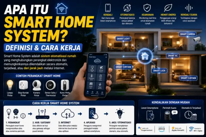 Apa Itu Smart Home System? Definisi dan Cara Kerja