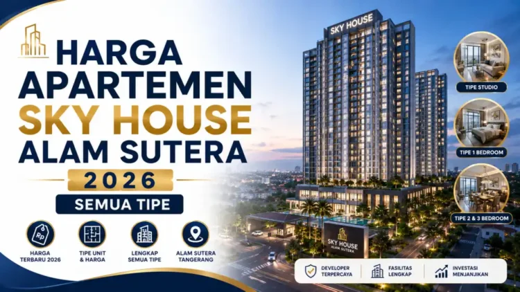 Harga Apartemen Sky House Alam Sutera 2026: Semua Tipe