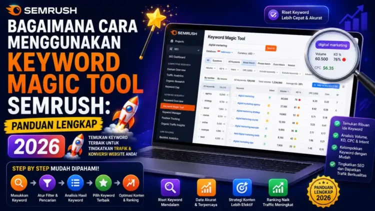 Bagaimana Cara Menggunakan Keyword Magic Tool SEMrush: Panduan Lengkap 2026