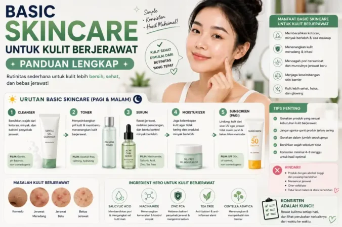 Basic Skincare untuk Kulit Berjerawat: Panduan Lengkap