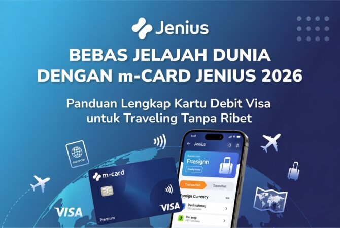 Bebas Jelajah Dunia dengan m-Card Jenius 2026: Panduan Lengkap Kartu Debit Visa untuk Traveling Tanpa Ribet