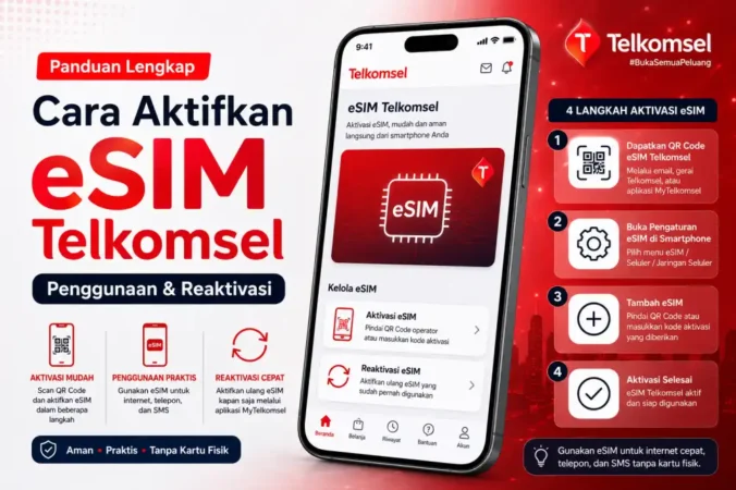 Cara Aktifkan eSIM Telkomsel: Penggunaan & Reaktivasi