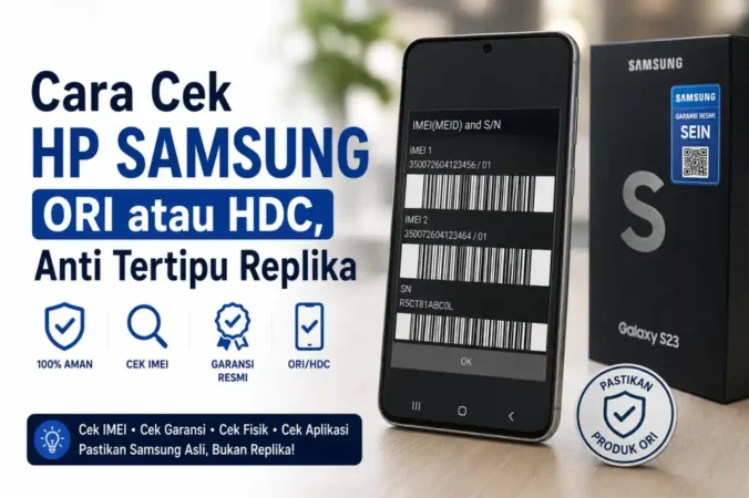 Cara Cek HP Samsung Ori atau HDC, Anti Tertipu Replika