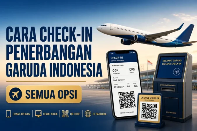 Cara Check-in Penerbangan Garuda Indonesia: Semua Opsi