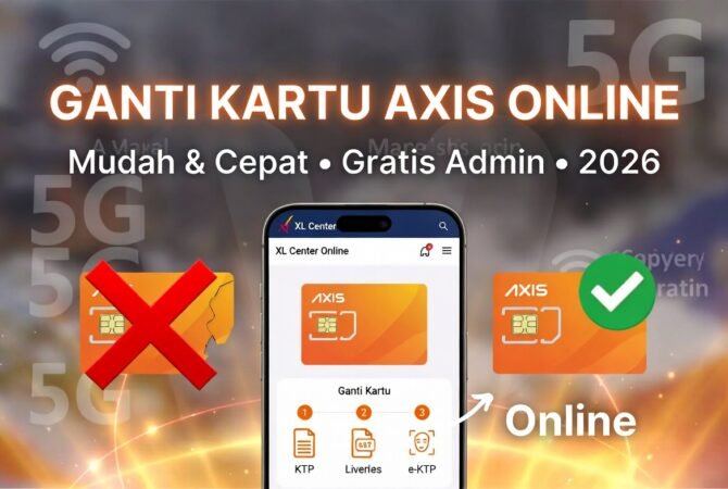 Cara Ganti Kartu Axis Online dengan Mudah dan Cepat 2026 (Gratis Admin!)