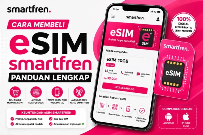 Cara Membeli eSIM Smartfren, Panduan Lengkap