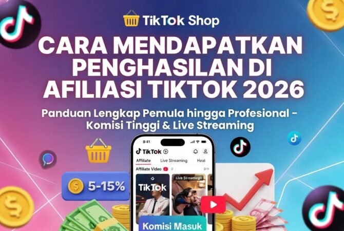 Cara Mendapatkan Penghasilan di Afiliasi TikTok 2026: Panduan Lengkap Pemula hingga Profesional