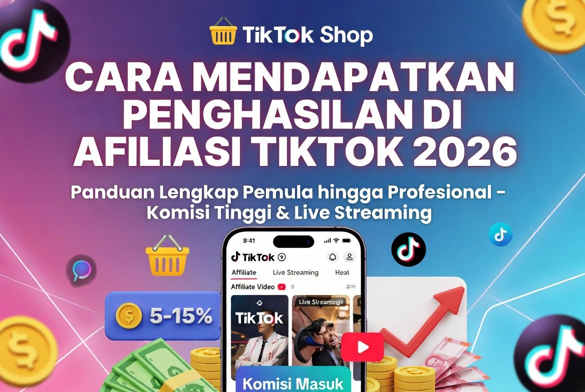 Cara Mendapatkan Penghasilan di Afiliasi TikTok 2026: Panduan Lengkap Pemula hingga Profesional 20 Juta per Bulan