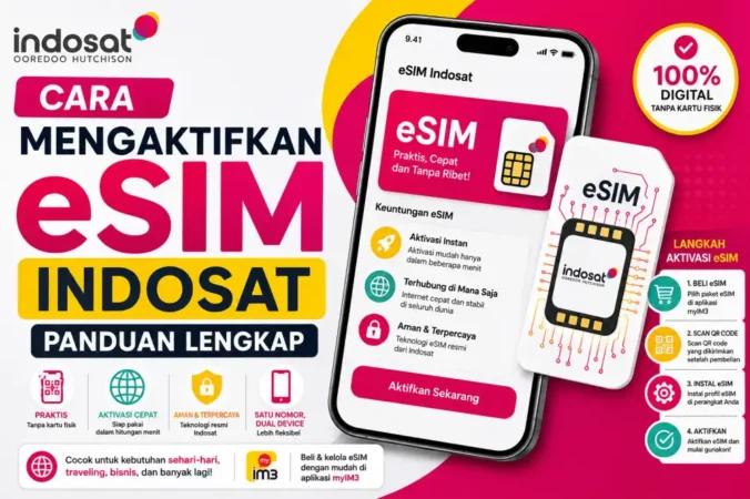 Cara Mengaktifkan eSIM Indosat, Panduan Lengkap