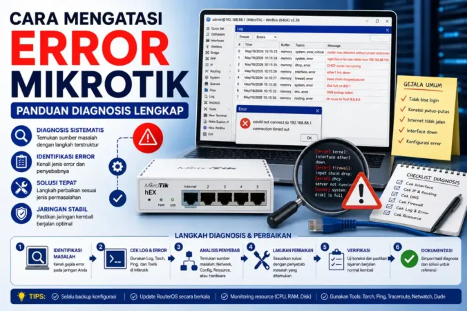 Cara Mengatasi Error Mikrotik: Panduan Diagnosis Lengkap