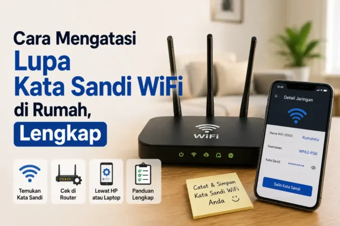 Cara Mengatasi Lupa Kata Sandi WiFi di Rumah, Lengkap