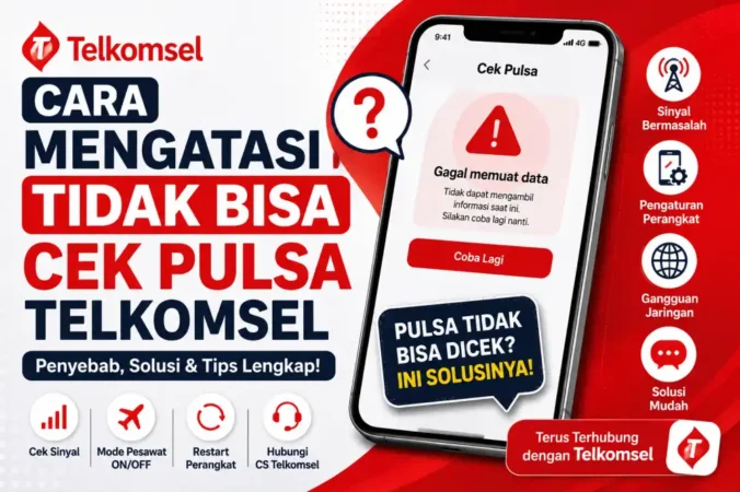 Cara Mengatasi Tidak Bisa Cek Pulsa Telkomsel