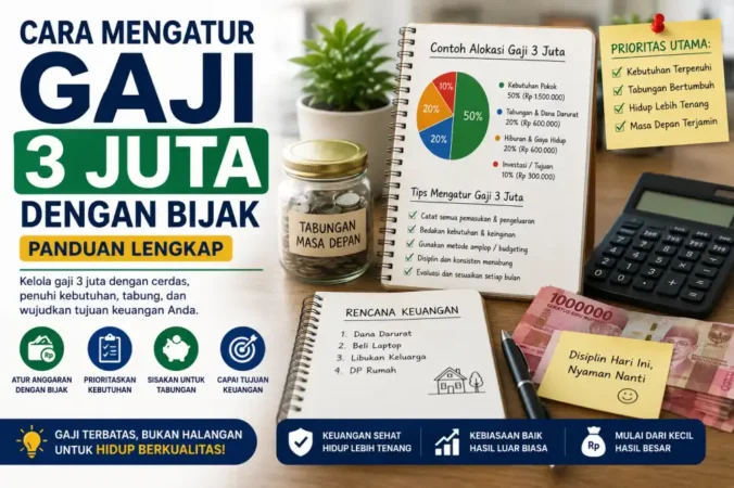 Cara Mengatur Gaji 3 Juta dengan Bijak: Panduan Lengkap