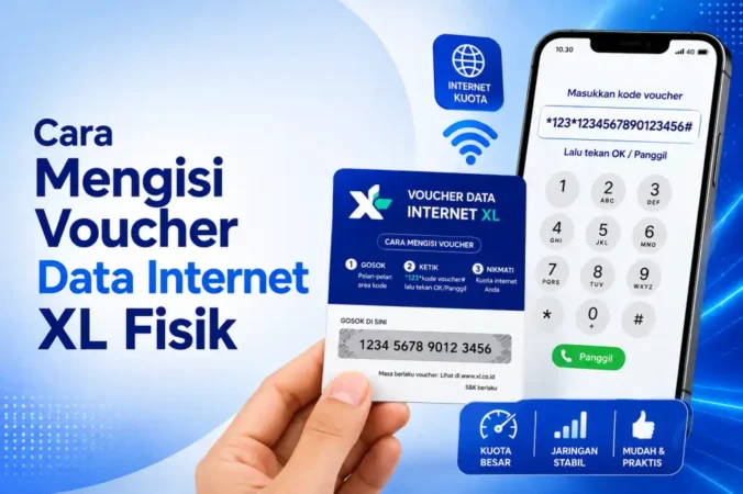 Cara Mengisi Voucher Data Internet XL Fisik